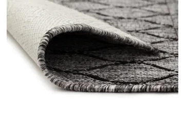Madrid Bell Flatvävd Matta 80x340 - Grå/Svart - Textil & mattor - Mattor - Flatvävda mattor