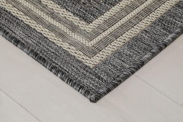 Madrid Frame Matta 80x150 cm Flatvävd - Grå - Textil & mattor - Mattor - Små mattor
