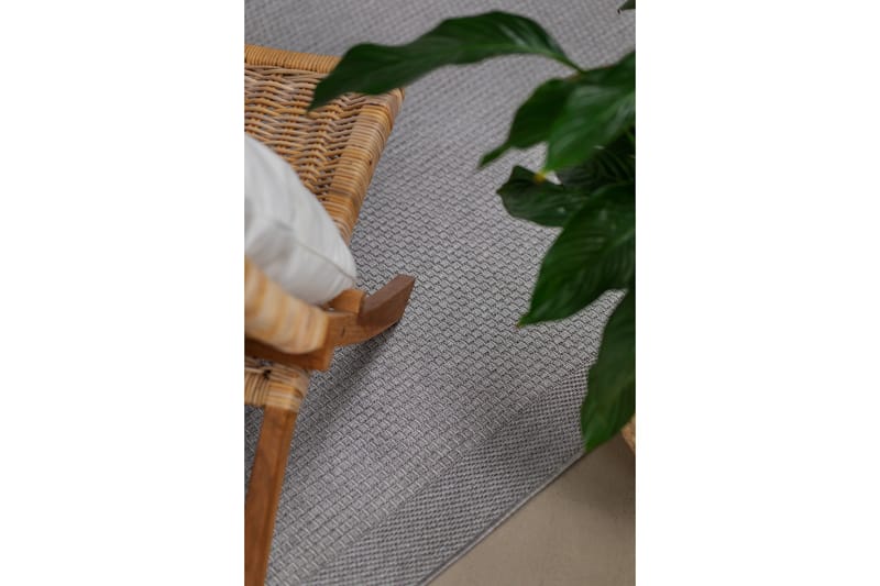 Miami Flatvävd Matta 133x190 cm - Grå - Textil & mattor - Mattor - Stora mattor