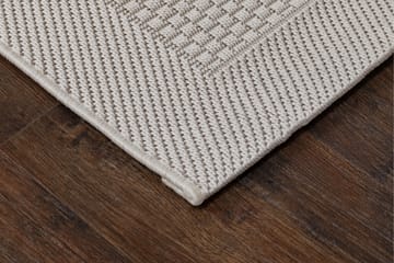 Miami Flatvävd Matta 133x190 cm - Vit - Textil & mattor - Mattor - Stora mattor