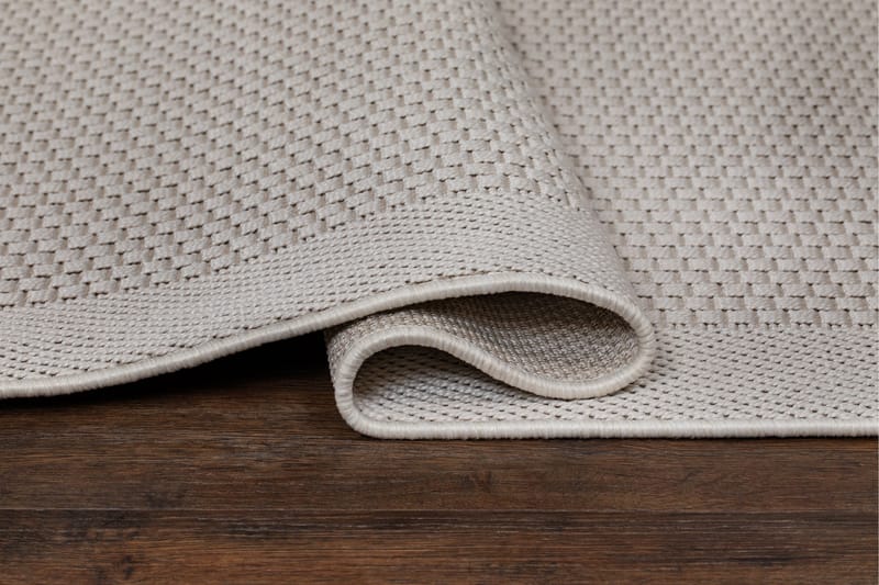 Miami Flatvävd Matta 133x190 cm - Vit - Textil & mattor - Mattor - Stora mattor