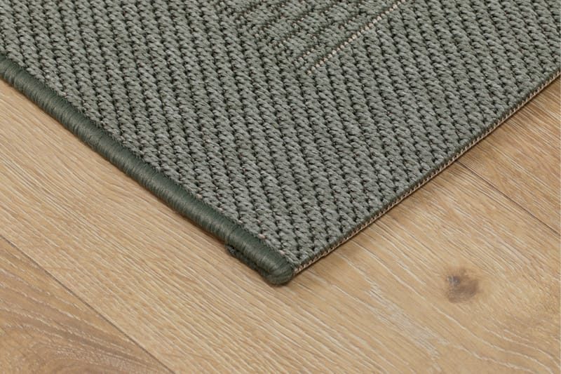 Miami Flatvävd Matta 160x230 cm - Grön - Textil & mattor - Mattor - Flatvävda mattor