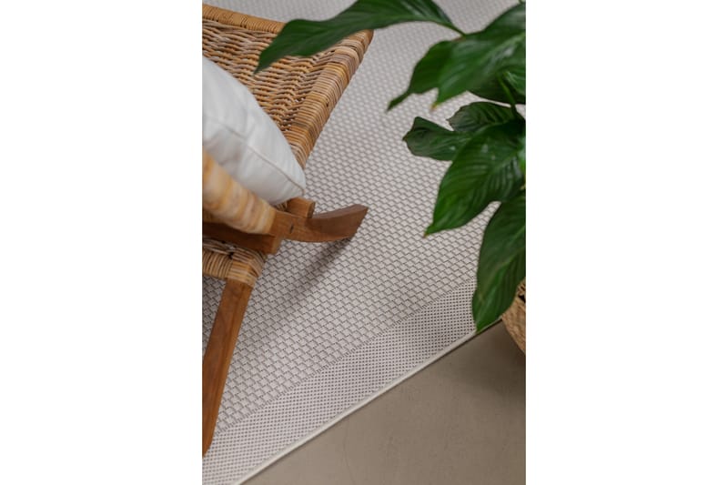 Miami Flatvävd Matta 160x230 cm - Vit - Textil & mattor - Mattor - Små mattor