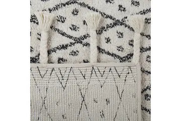 Agadir Bomullsmatta 140x200 cm - Svart/Vit - Textil & mattor - Mattor - Modern matta - Bomullsmatta