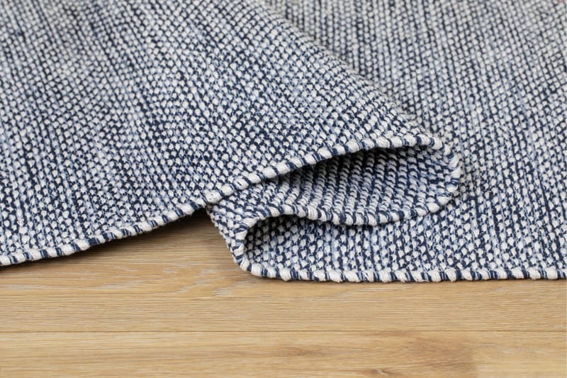 Alva Bomullsmatta 75x340 cm Oval - Blå - Textil & mattor - Mattor - Modern matta - Bomullsmatta