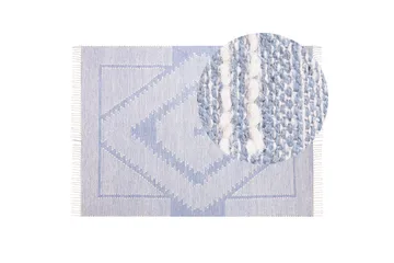Ansar Bomullsmatta 140x200 cm - Blå - Textil & mattor - Mattor - Modern matta - Bomullsmatta