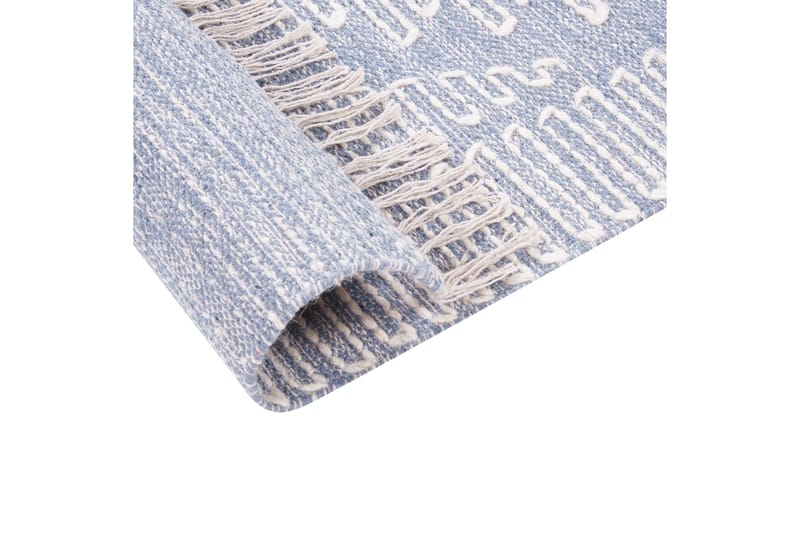 Ansar Bomullsmatta 80x150 cm - Blå - Textil & mattor - Mattor - Modern matta - Bomullsmatta