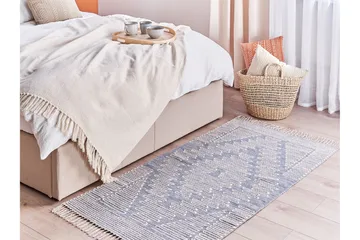 Ansar Bomullsmatta 80x150 cm - Blå - Textil & mattor - Mattor - Modern matta - Bomullsmatta