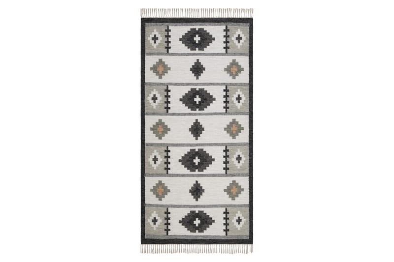 Arvika Ullmatta 80x200 cm Rektangulär - Grå - Textil & mattor - Mattor - Modern matta - Ullmatta