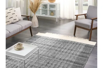 Atlanti Ullmatta 160x230 cm - Svart/Vit - Textil & mattor - Mattor - Modern matta - Ullmatta