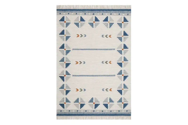 Avesta Ullmatta 140x200 cm Rektangulär - Blå - Textil & mattor - Mattor - Modern matta - Ullmatta