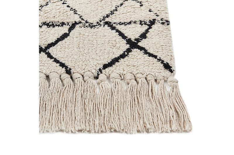 Bacarella Ryamatta 160x230 cm - Beige - Textil & mattor - Mattor - Modern matta - Bomullsmatta