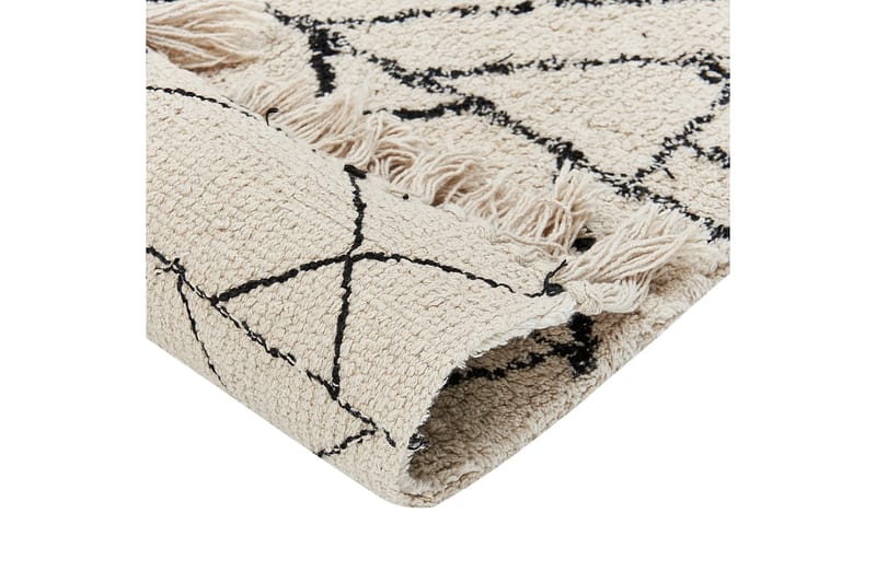 Bacarella Ryamatta 160x230 cm - Beige - Textil & mattor - Mattor - Modern matta - Bomullsmatta