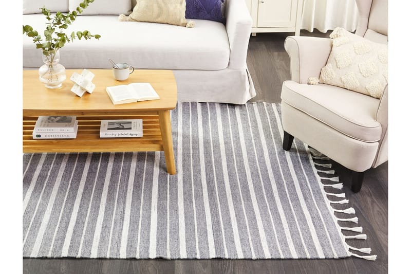 Bademli Ryamatta 160x230 cm - Grå - Textil & mattor - Mattor - Flatvävda mattor