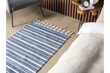 Bademli Ryamatta 80x150 cm - Blå - Textil & mattor - Mattor - Små mattor