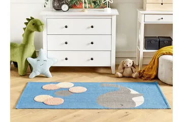Balabang Bomullsmatta 80x150 cm - Blå - Textil & mattor - Barntextilier - Barnmatta & lekmatta