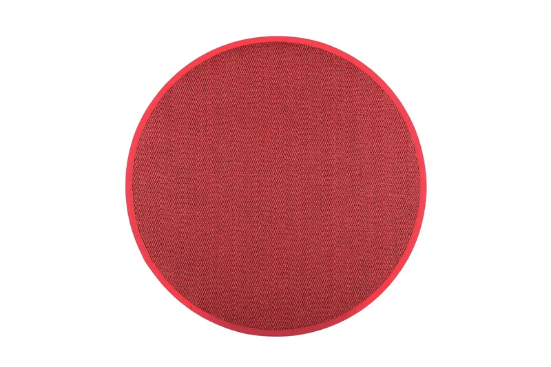 Barrakuda Matta Rund 133 cm Röd, Vm Carpet