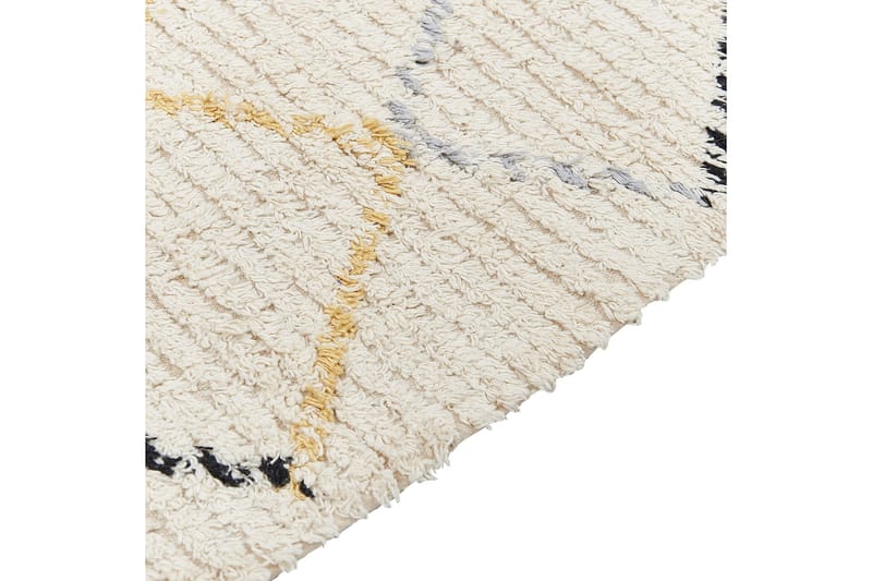 Beige Bomullsmatta 160x230 cm - Beige - Textil & mattor - Mattor - Modern matta - Bomullsmatta