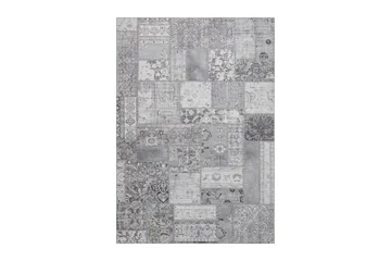 Patchwork Wiltonmatta 300x400 cm Rektangulär - Silver - Textil & mattor - Mattor - Modern matta - Friezematta