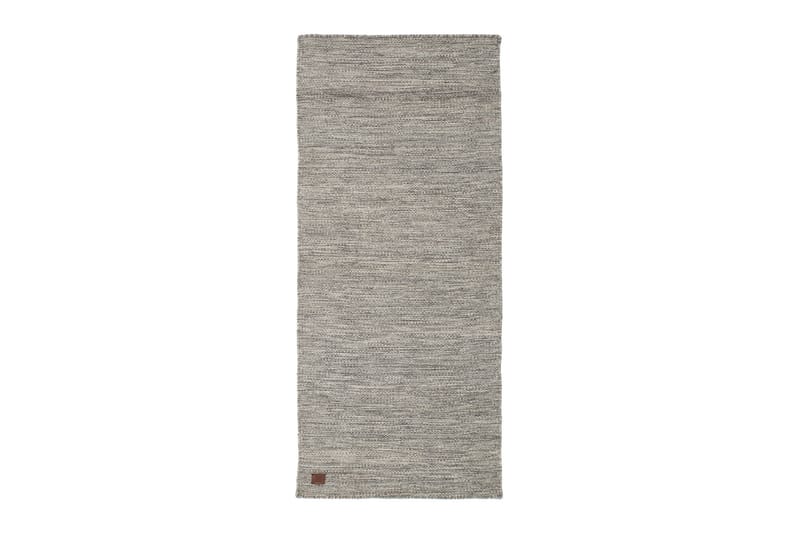 Birka Ullmatta Rektangulär 75x230 cm - Silver - Textil & mattor - Mattor - Modern matta - Ullmatta