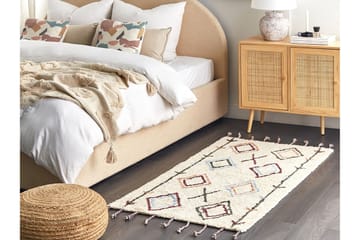 Corum Ryamatta 80x150 cm - Beige - Textil & mattor - Mattor - Modern matta - Bomullsmatta