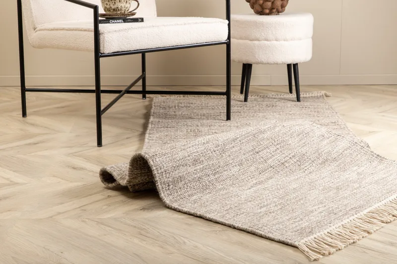 Cyrus Ullmatta 80x250 cm - Beige - Textil & mattor - Mattor - Modern matta - Ullmatta