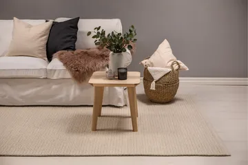 Dalarö Ullmatta 160x230 cm - Vit - Textil & mattor - Mattor - Modern matta - Ullmatta