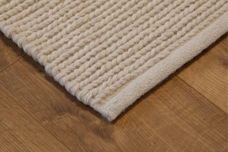 Dalarö Ullmatta 160x230 cm - Vit - Textil & mattor - Mattor - Modern matta - Ullmatta