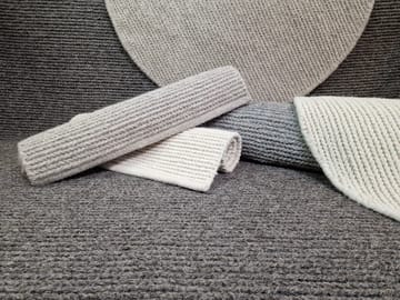 Dalarö Ullmatta 200 cm Rund - Linne - Textil & mattor - Mattor - Modern matta - Ullmatta