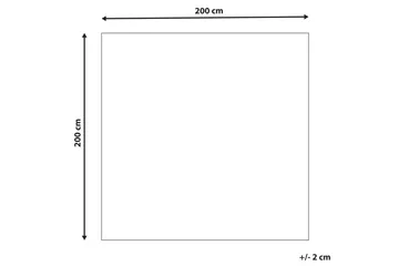 Davutlar Ullmatta 200x200 cm - Beige - Textil & mattor - Mattor - Modern matta - Ullmatta