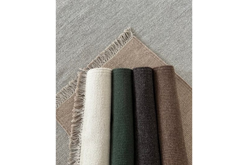 Eden Ullmatta 250x250 cm Kvadratisk - Silver - Textil & mattor - Mattor - Modern matta - Ullmatta