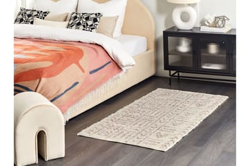 Edirne Bomullsmatta 80x150 cm - Beige - Textil & mattor - Mattor - Modern matta - Bomullsmatta