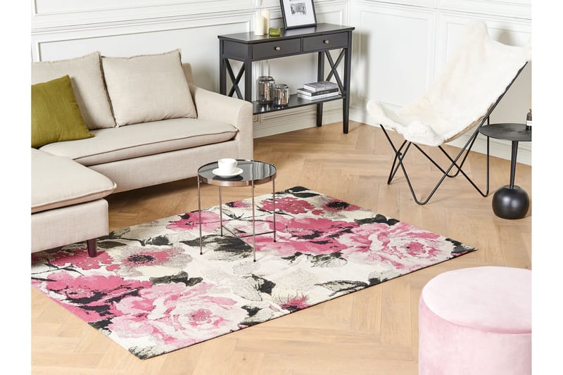 Ejaz Ryamatta 140x200 cm - Rosa - Textil & mattor - Mattor - Modern matta - Bomullsmatta