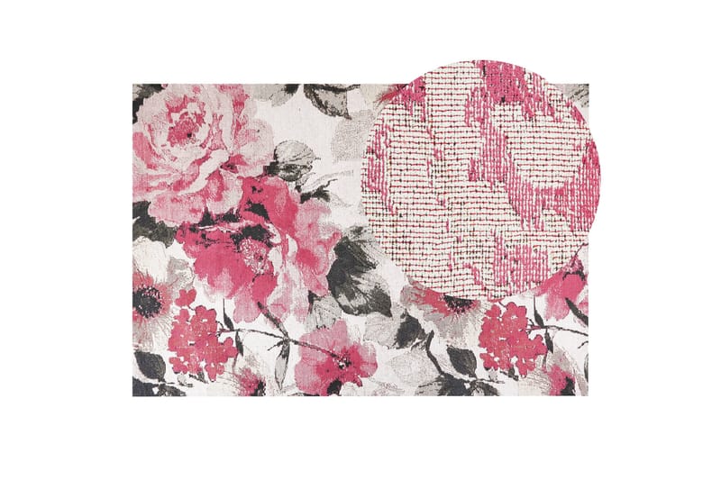 Ejaz Ryamatta 140x200 cm - Rosa - Textil & mattor - Mattor - Modern matta - Bomullsmatta