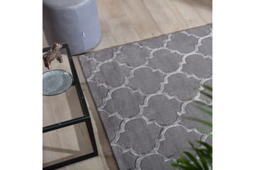 Elsher Ryamatta Rektangulär 220x160 cm - Grå - Textil & mattor - Mattor - Modern matta - Ryamatta & luggmatta