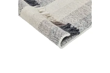 Emirler Ullmatta 140x200 cm - Svart/Vit - Textil & mattor - Mattor - Modern matta - Ullmatta