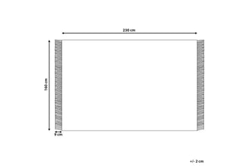 Emirler Ullmatta 160x230 cm - Svart/Vit - Textil & mattor - Mattor - Modern matta - Ullmatta