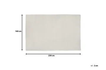 Erzin Matta 160x230 cm - Vit - Textil & mattor - Mattor - Modern matta - Ullmatta