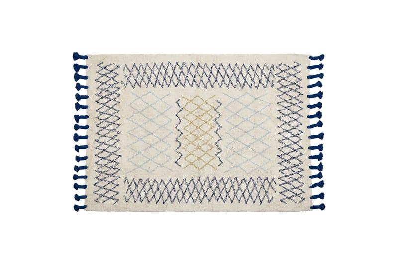 Erzincan Bomullsmatta 140x200 cm - Beige - Textil & mattor - Mattor - Modern matta - Bomullsmatta