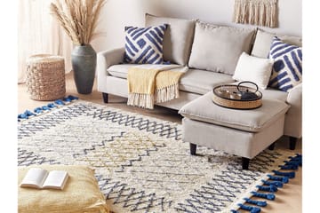 Erzincan Bomullsmatta 160x230 cm - Beige - Textil & mattor - Mattor - Modern matta - Bomullsmatta
