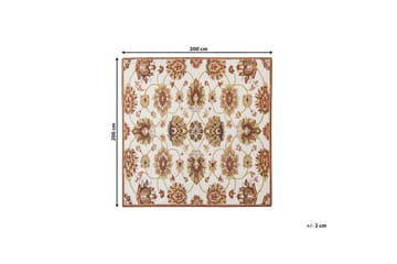 Ezine Ryamatta 200x200 cm - Beige - Textil & mattor - Mattor - Modern matta - Ullmatta