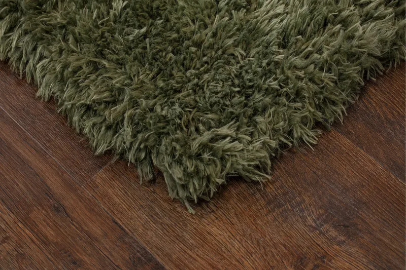 Floki Ryamatta 200x290 cm Rektangulär - Smaragdgrön - Textil & mattor - Mattor - Modern matta - Ryamatta & luggmatta