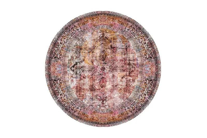Artloop Matta 150 cm Rund - Multifärgad - Textil & mattor - Mattor - Modern matta - Friezematta