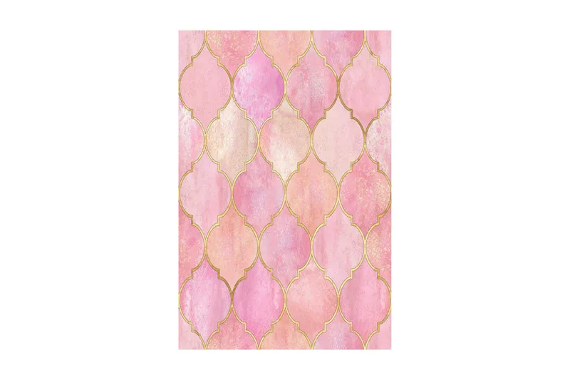 Bedriye Matta 100x200 cm - Flerfärgad - Textil & mattor - Mattor - Modern matta - Friezematta