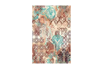 Bedriye Matta 140x220 cm - Flerfärgad - Textil & mattor - Mattor - Modern matta - Friezematta