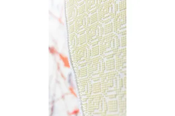 Distira Matta Rund 140 cm - Flerfärgad/Sammet - Textil & mattor - Mattor - Modern matta - Friezematta