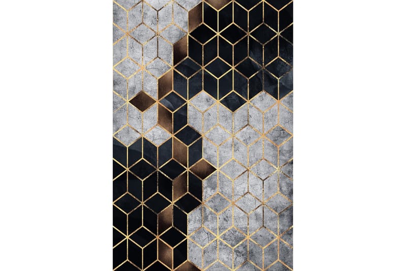 Homefesto Matta 100x200 cm - Multifärgad - Textil & mattor - Mattor - Modern matta - Friezematta