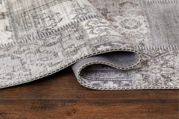 Patchwork Wiltonmatta 160x230 cm Rektangulär - Silver - Textil & mattor - Mattor - Orientaliska mattor - Patchwork matta