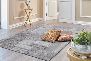 Patchwork Wiltonmatta 200x290 cm Rektangulär - Silver - Textil & mattor - Mattor - Orientaliska mattor - Patchwork matta