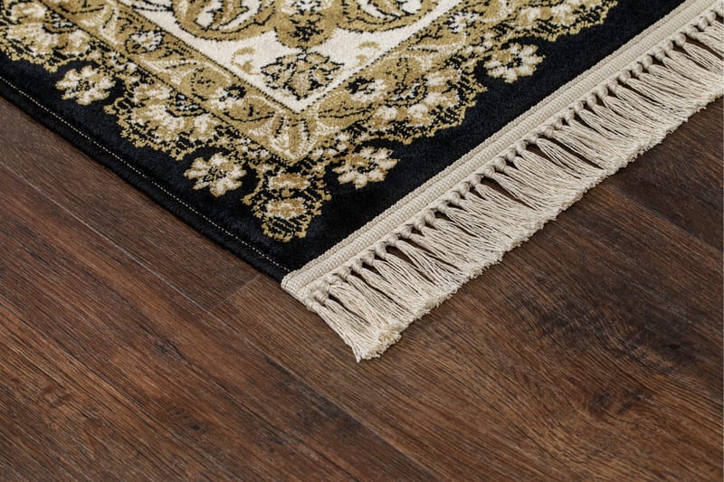 Teheran Wiltonmatta Rektangulär 80x150 cm - Svart - Textil & mattor - Mattor - Modern matta - Friezematta